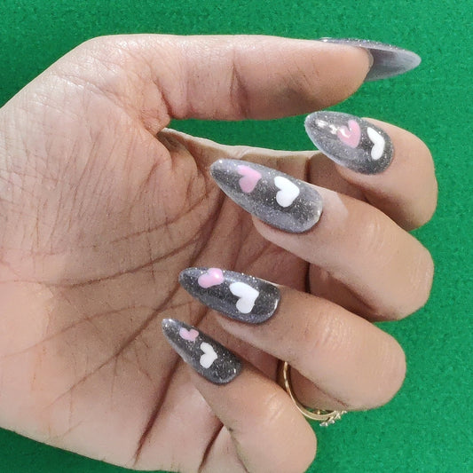 All Hearts Press On Nails