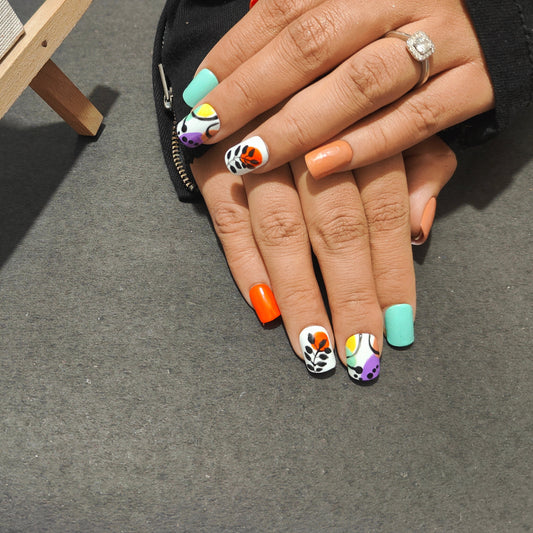 Cute Summer Press On Nails