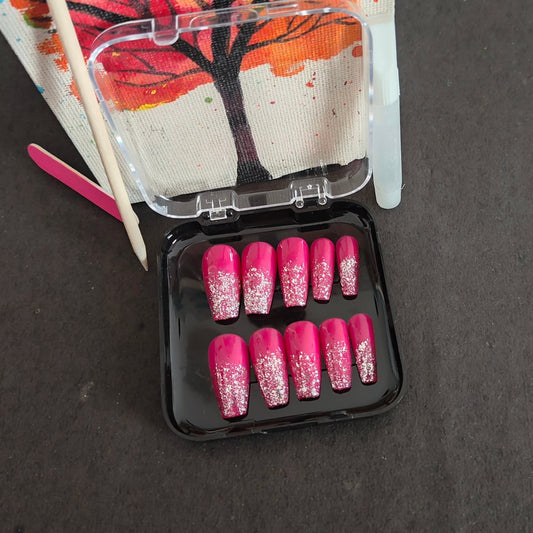 Glitter Wedding Special Press On Nails