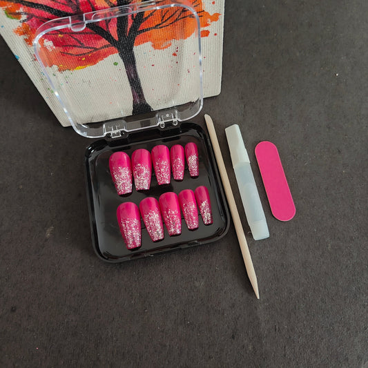 Glitter Wedding Special Press On Nails 1