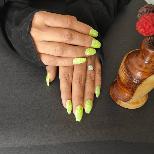 Neon Pigment Press On Nails 1