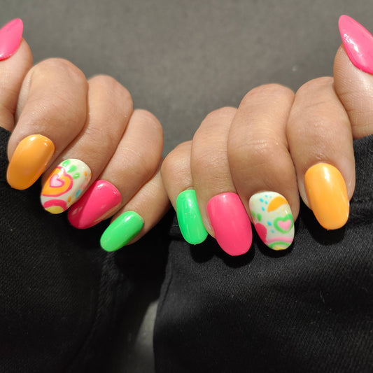 Summer Candy Nails Press On Nails