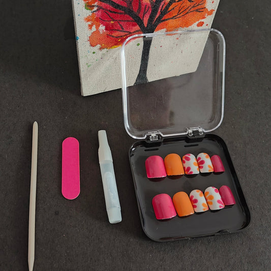 Summer Mix n Match Press On Nails